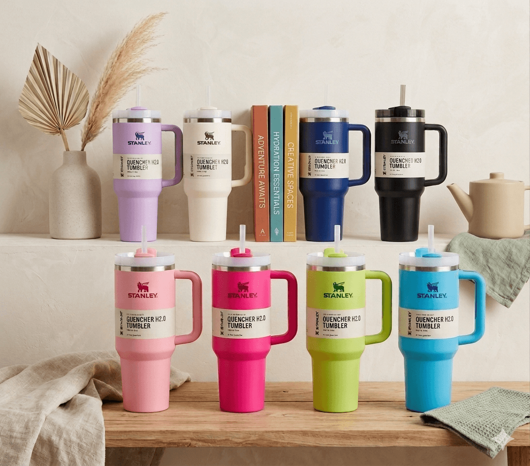 1.2 Litre Stanley Original Tumbler With Grip Handle and Straw | (Choose Color & Bottle Type) | Reusable Stainless Steel Water Bottle | Thermos & Travel Mug | Thermo bottle for winter & summer | Crazy Nepdeals | Trending & Viral Product