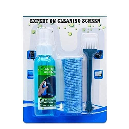 3 In 1 Screen Cleaning Kit With Microfiber Cloth & Brush For Laptops,Mobiles,LCD,LED,Computers