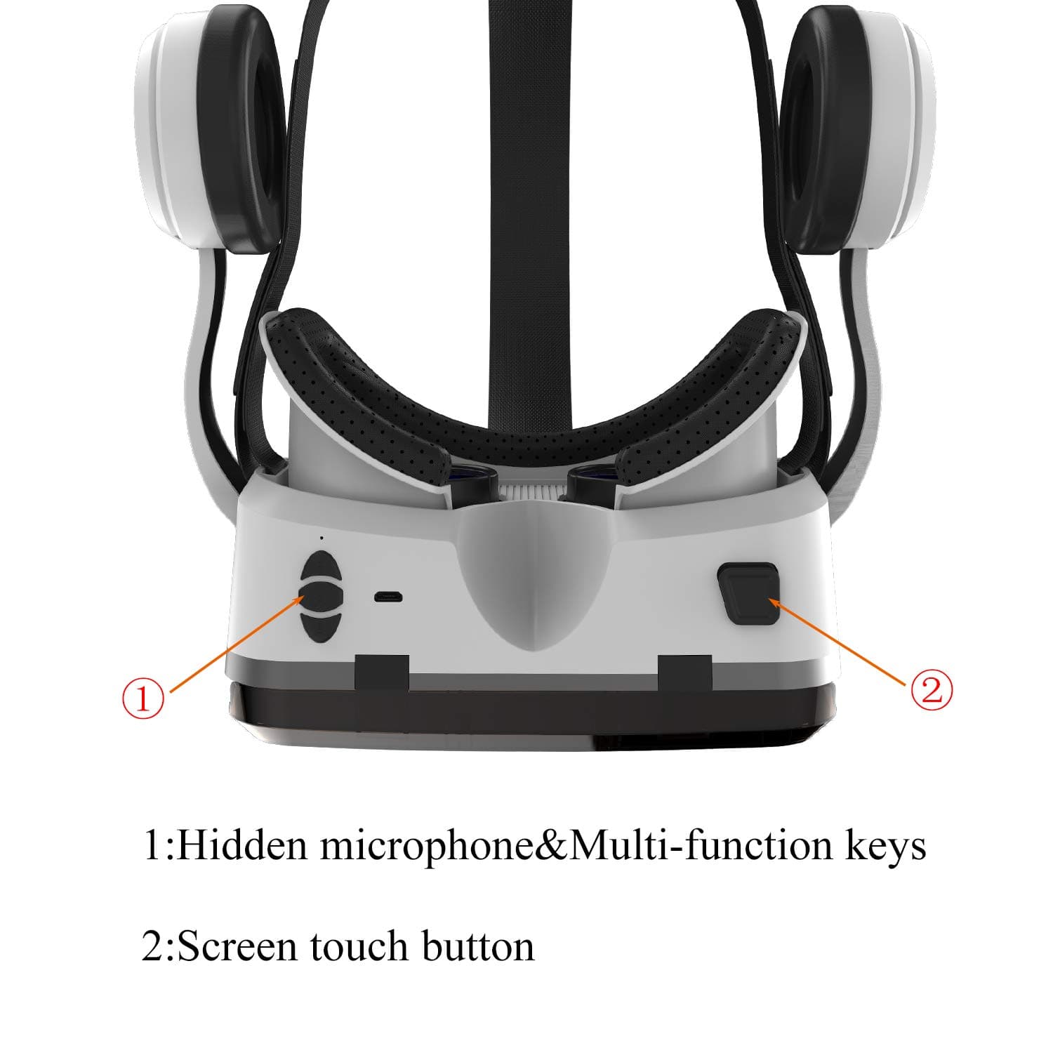 SHINECON Vr  G04Bs Vr With Bluetooth Headphones, Eye Protected Hd Virtual Reality Headset,Vr Glasses For  Phone Within 4.7-6.2Screen view 7