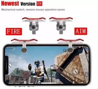 PUBG Mobile Game Controller E9 Latest Version Joystick Gaming Trigger view 2