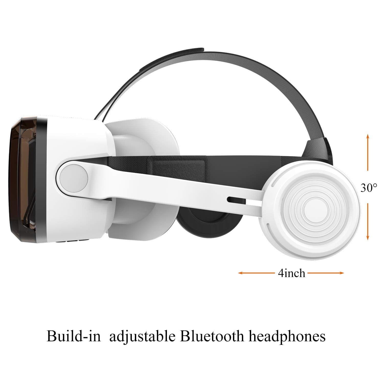 SHINECON Vr  G04Bs Vr Headset With Bluetooth Headphones, Eye Protected Hd Virtual Reality Headset,Vr Glasses For Phone Within 4.7-6.2Screen view 6