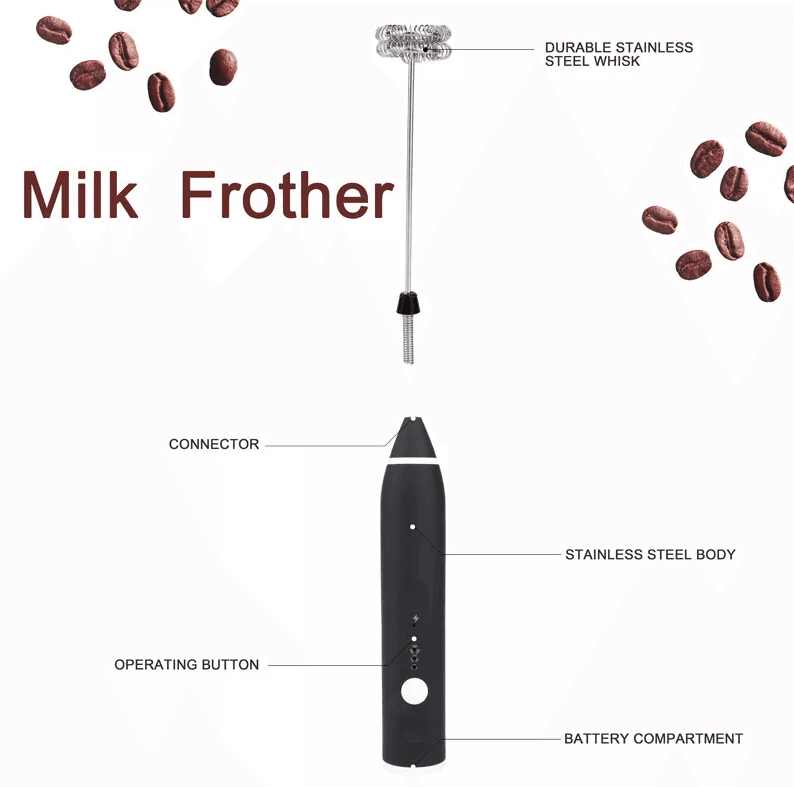 Battery Operated Milk / Coffee / Egg Frother Mixer view 8