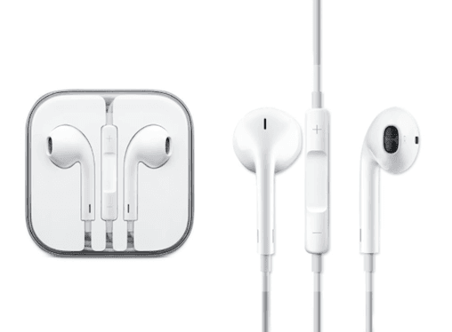 White Earpod With Remote And Mic