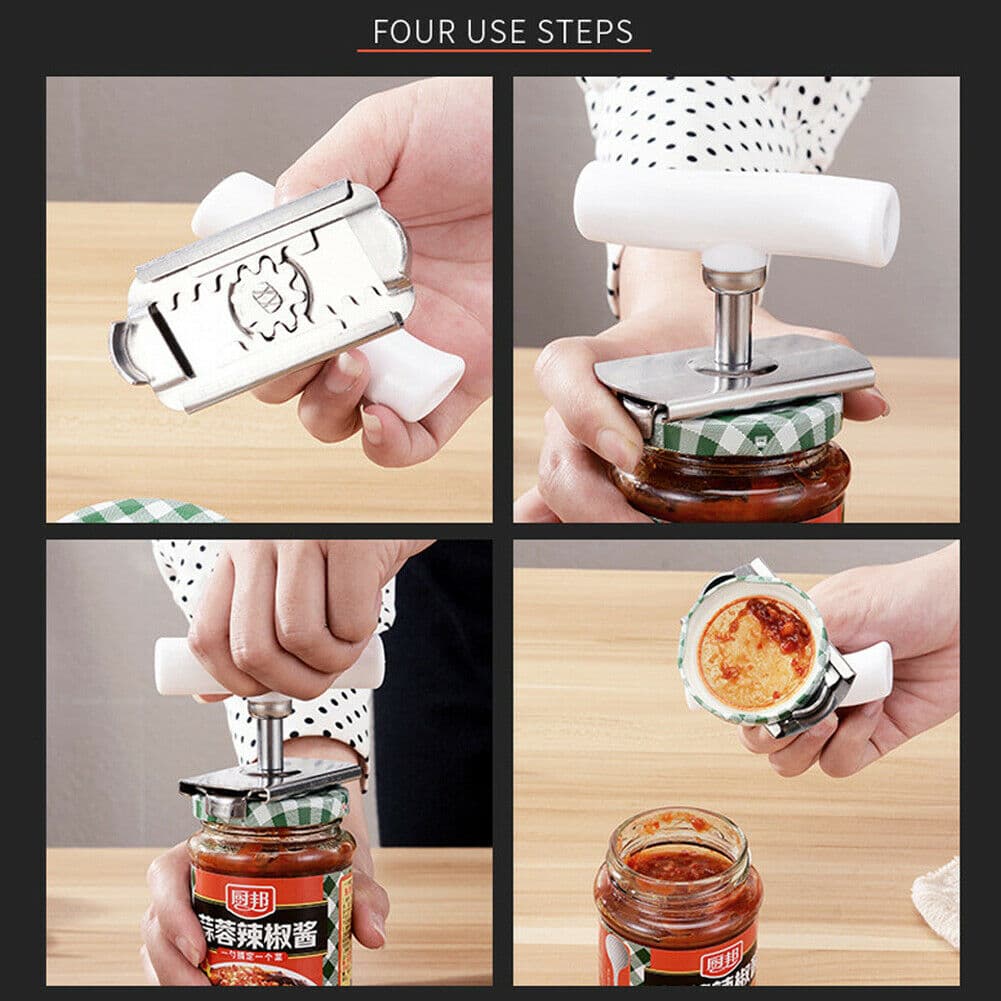 Stainless Steel Labor-Saving Opening Tool Can Opener Glass Can Opener Capping Device view 4