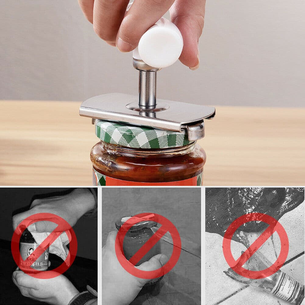 Stainless Steel Labor-Saving Opening Tool Can Opener Glass Can Opener Capping Device view 7