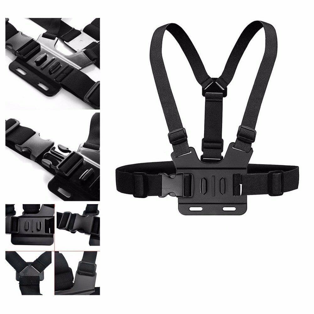 Adjustable Chest Body Harness Belt Strap Mount For Gopro Hero 8 7 6 5 Dji Osmo view 5