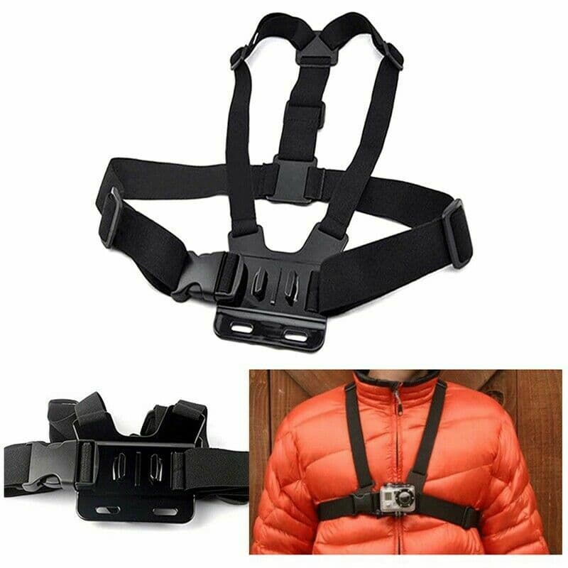 Adjustable Chest Body Harness Belt Strap Mount For Gopro Hero 8 7 6 5 Dji Osmo view 3
