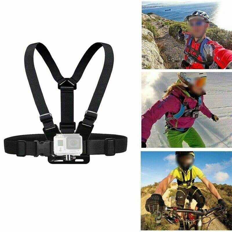 Adjustable Chest Body Harness Belt Strap Mount For Gopro Hero 8 7 6 5 Dji Osmo view 4