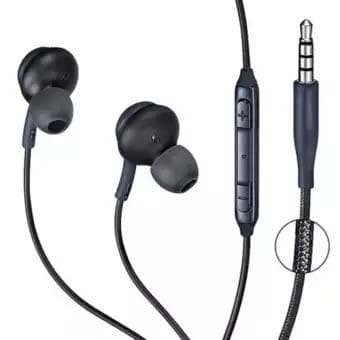 Eo-Ig955 3.5Mm Bass S With Microphone +Volume Control Galaxy S8 Plus S9 S7 Edge Note 8