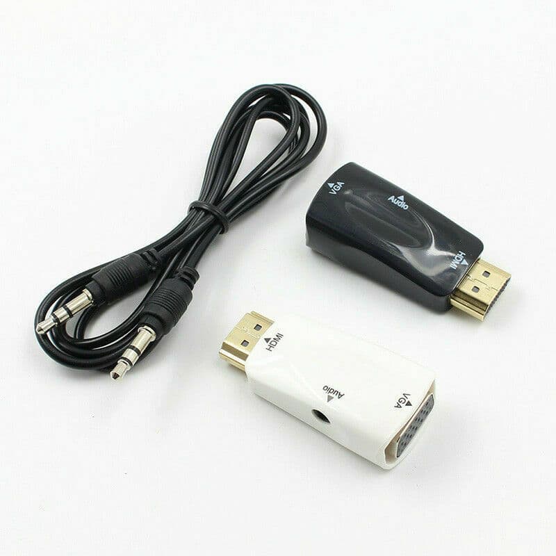 Hdmi Male To Vga Female 1080P Video Converter Adapter Cable 3.5Mm Audio view 4