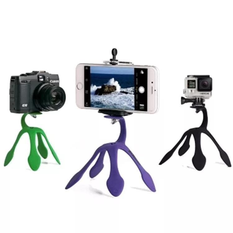 Flexible Mount Gekko Tripod Mulitifunction Octopus Stand Phone Holder view 3