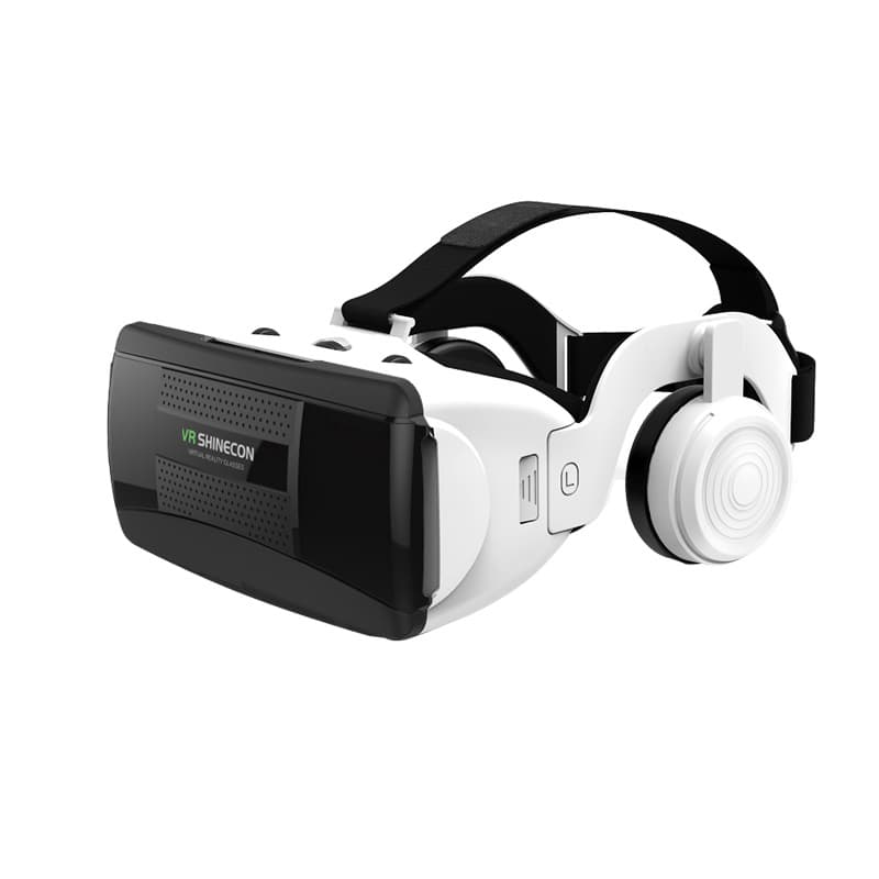 SHINECON  G06Eb 3D Vr Headset Glasses Len Virtual Reality Headset For Smartphone  3D Game Glasses Set