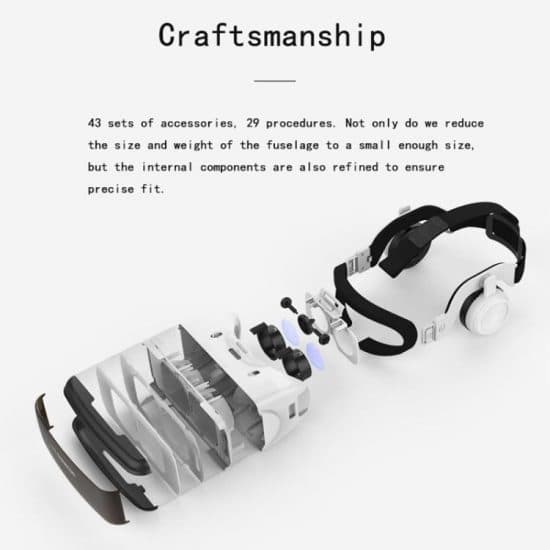 SHINECON  G06Eb 3D Vr Headset Glasses Len Virtual Reality Headset For Smartphone  3D Game Glasses Set view 4