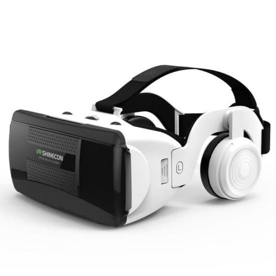 SHINECON  G06Eb 3D Vr Headset Glasses Len Virtual Reality Headset For Smartphone  3D Game Glasses Set view 2