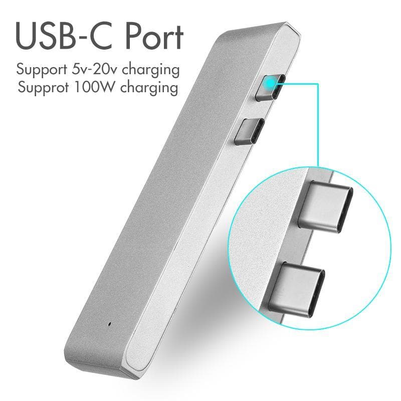Original 7 IN 1 Multi-Function HUB Dual Type C To HDMI 4K Adapter USB 3.1 Charging Multi USB 3.0 Port High-Speed Card Reader Converter view 5