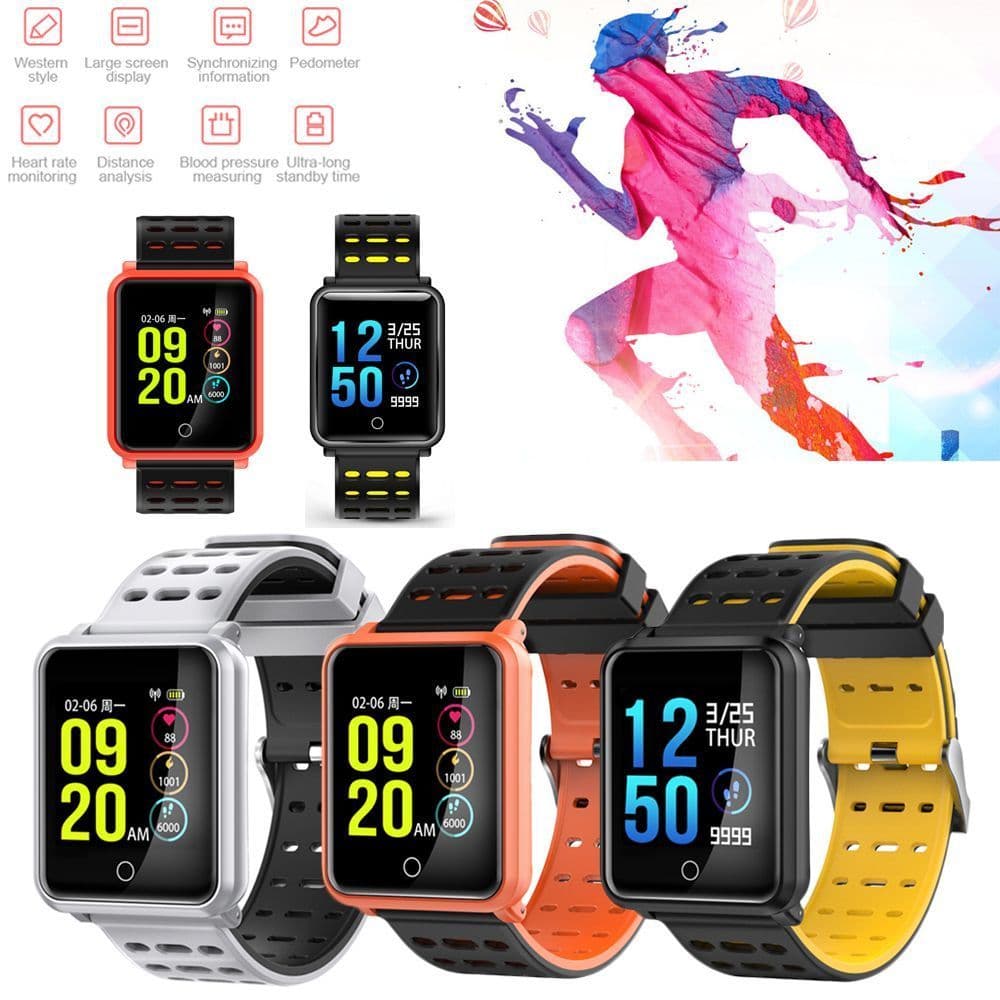 N88 Fitness Tracker With Heart Rate Monitor Sleep Pedometer Activity Blood Pressure Oxygen Wristband Smartwatch For Android/Ios