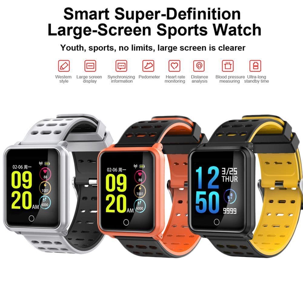 N88 Fitness Tracker With Heart Rate Monitor Sleep Pedometer Activity Blood Pressure Oxygen Wristband Smartwatch For Android/Ios view 2