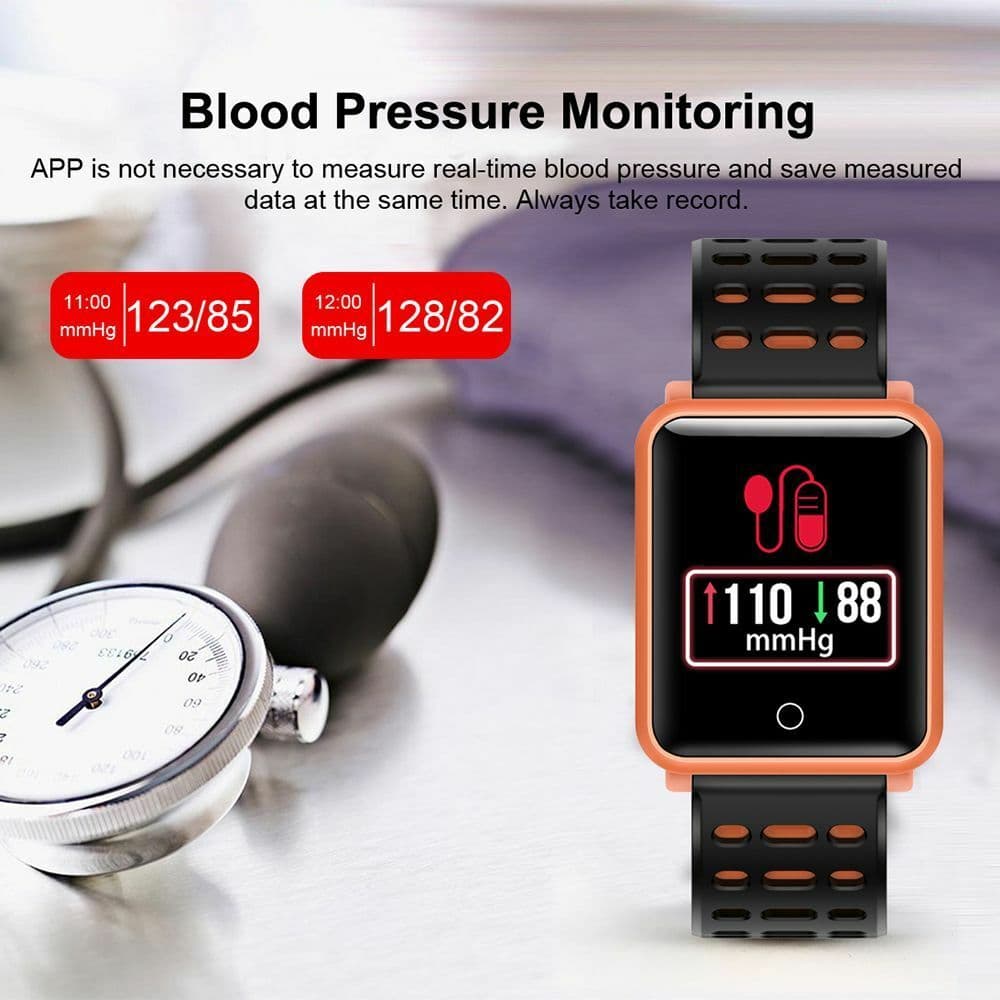 N88 Fitness Tracker With Heart Rate Monitor Sleep Pedometer Activity Blood Pressure Oxygen Wristband Smartwatch For Android/Ios view 6