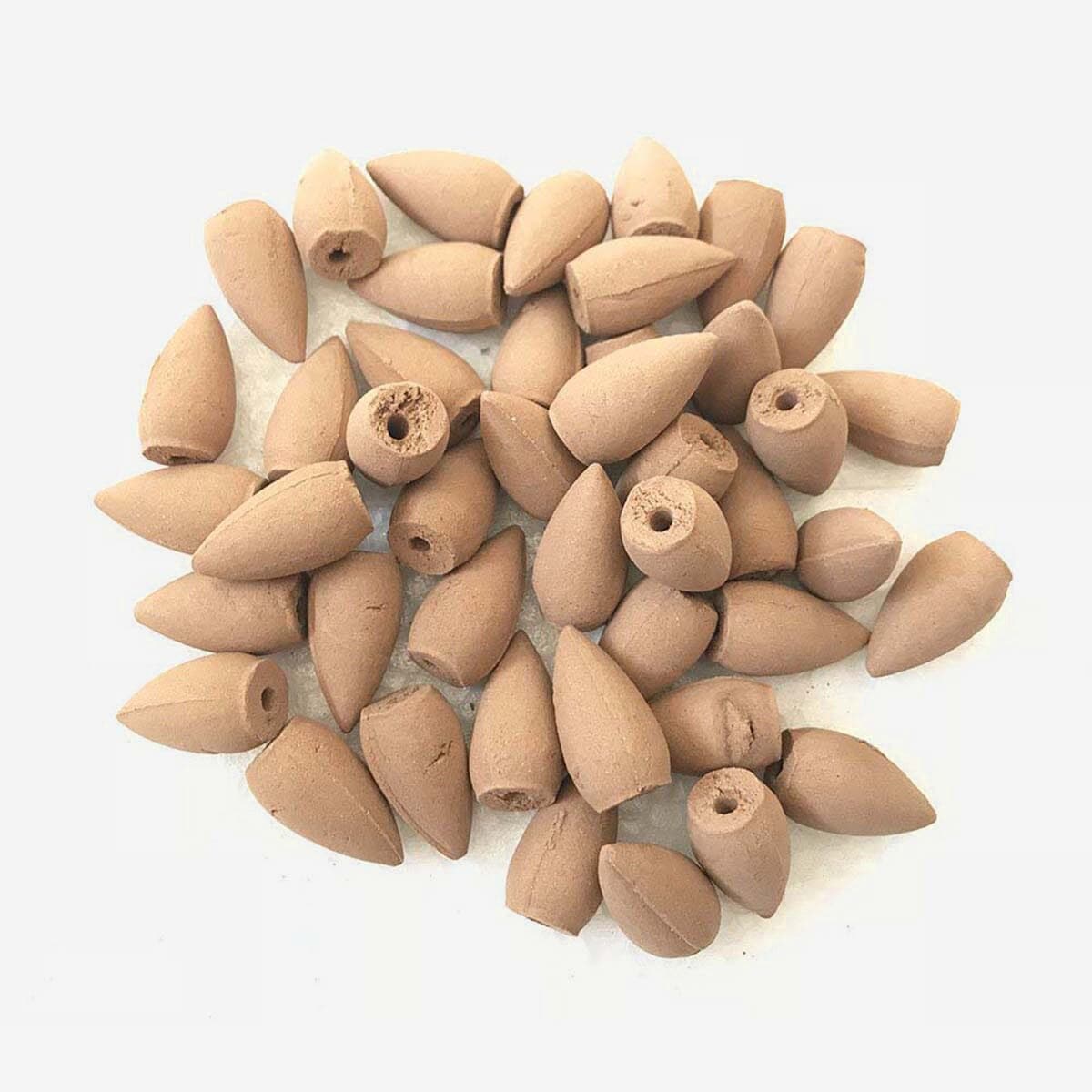 Dingze 40Pcs/Packet Backflow Incense Burner Fragrant Cone Back Flow (Agilawood)