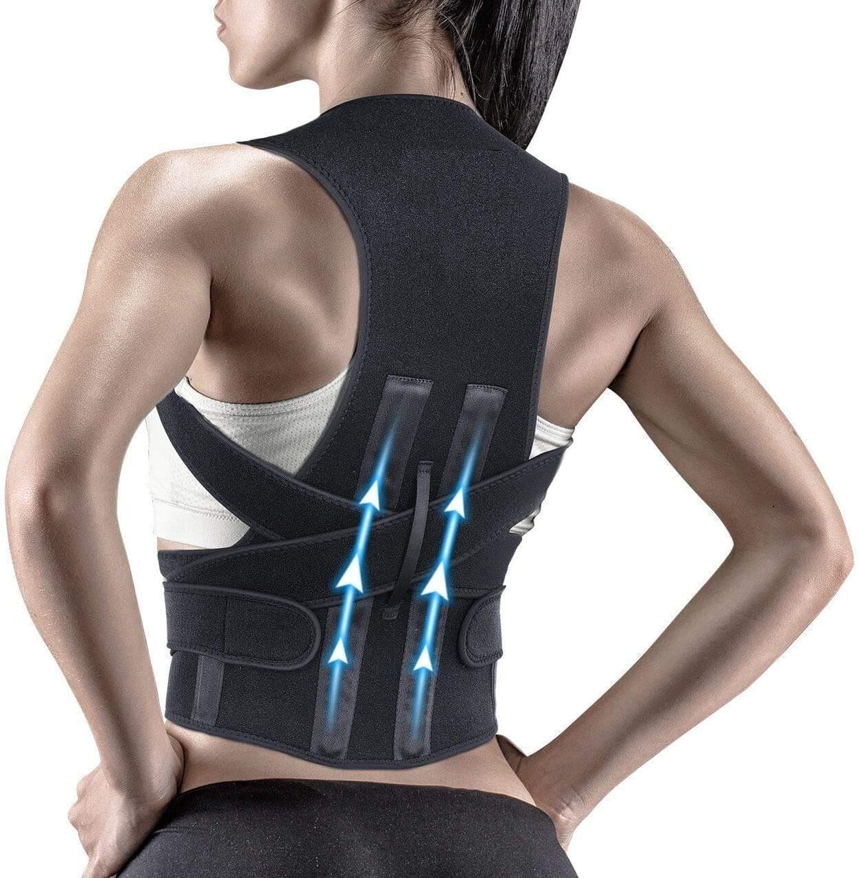 Magnetic Corset Posture Corrector Clavicle Fracture Support Back Shoulder Correction Brace Belt