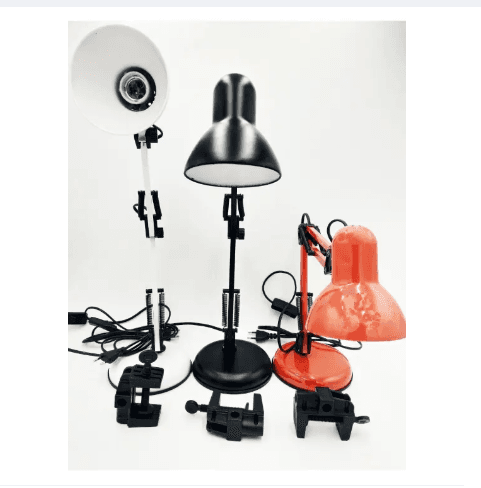 Adjustable, Flexible Metal Electric Table Lamp - Reading / Study Table Lamp, Free Table/Bed Conner Stand (Color Assorted) view 2