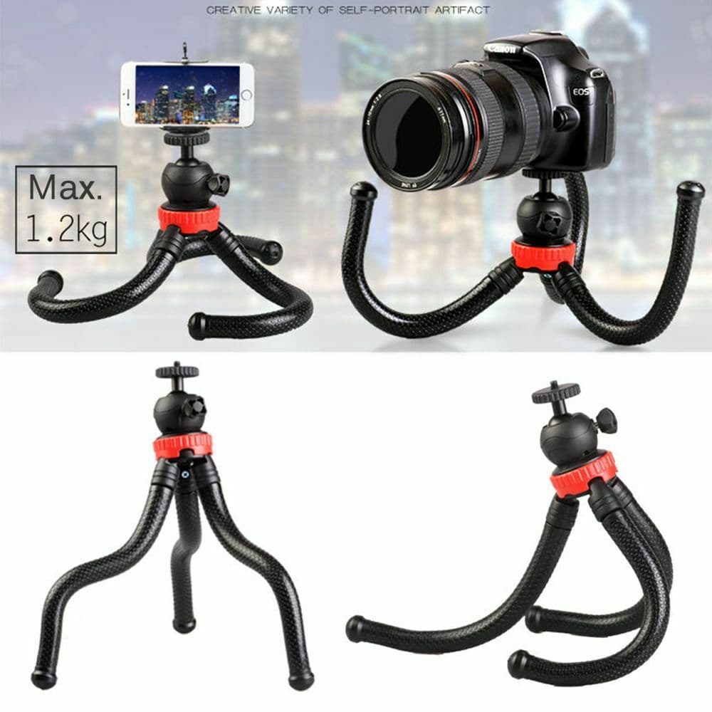 Flexible Tripod 31Cm Loads 1.3Kg For Dslr Camera And Mobile Phone view 4