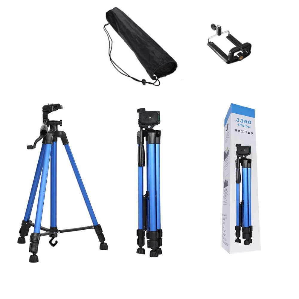 3366 Professional And Lightweight Tripod Stand For Dslr Slr Camera And Phones With Holder And Remote view 6
