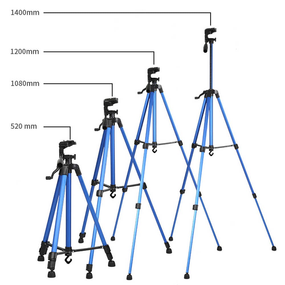 3366 Professional And Lightweight Tripod Stand For Dslr Slr Camera And Phones With Holder And Remote view 8