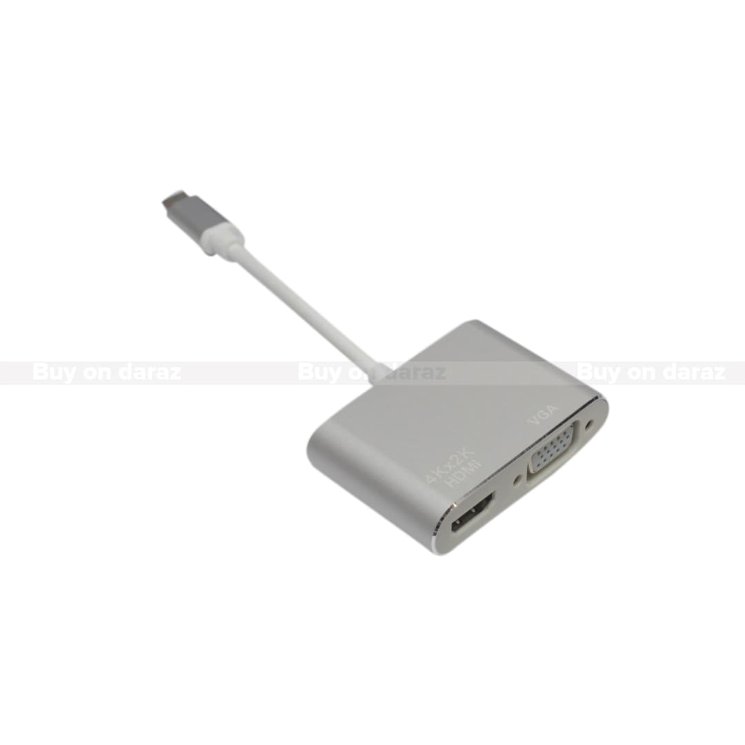 4K Usb3.1-C To VGA/HDMI/DVI/Ethernet