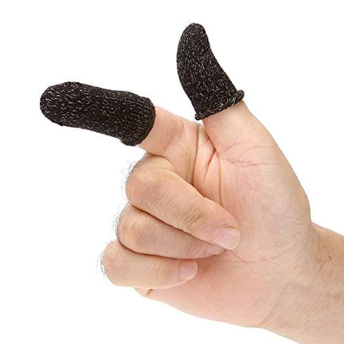 2PCS Sleep-Proof Sweat-Proof Professional Touch Screen Thumbs Finger Sleeve for Pubg Mobile Phone Game Gaming view 4