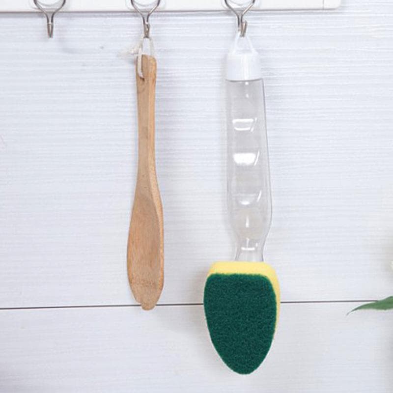 Dish Wand Creative Soap Dispenser Scrubber Cleaner view 3