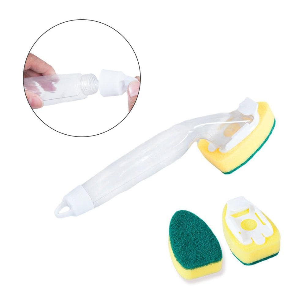 Dish Wand Creative Soap Dispenser Scrubber Cleaner view 2