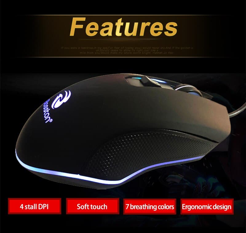 Bosston GM600 Wired Gaming Mouse view 4