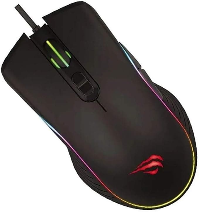 HAVIT MS1006 RGB Backlit Wired 3200DPI Gaming Mouse view 3