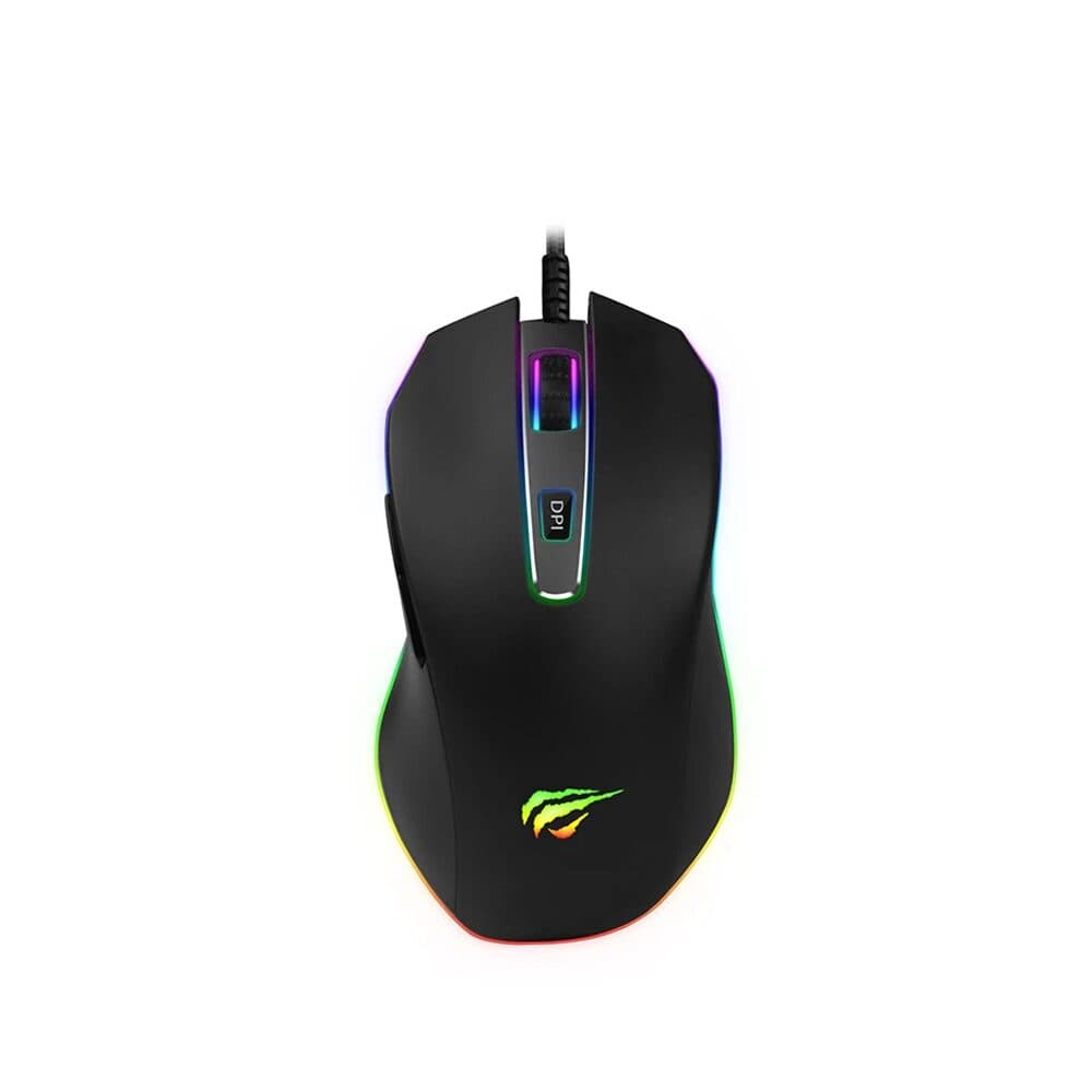 HAVIT MS837 7000DPI RGB Backlit Programmable Gaming Mouse view 2