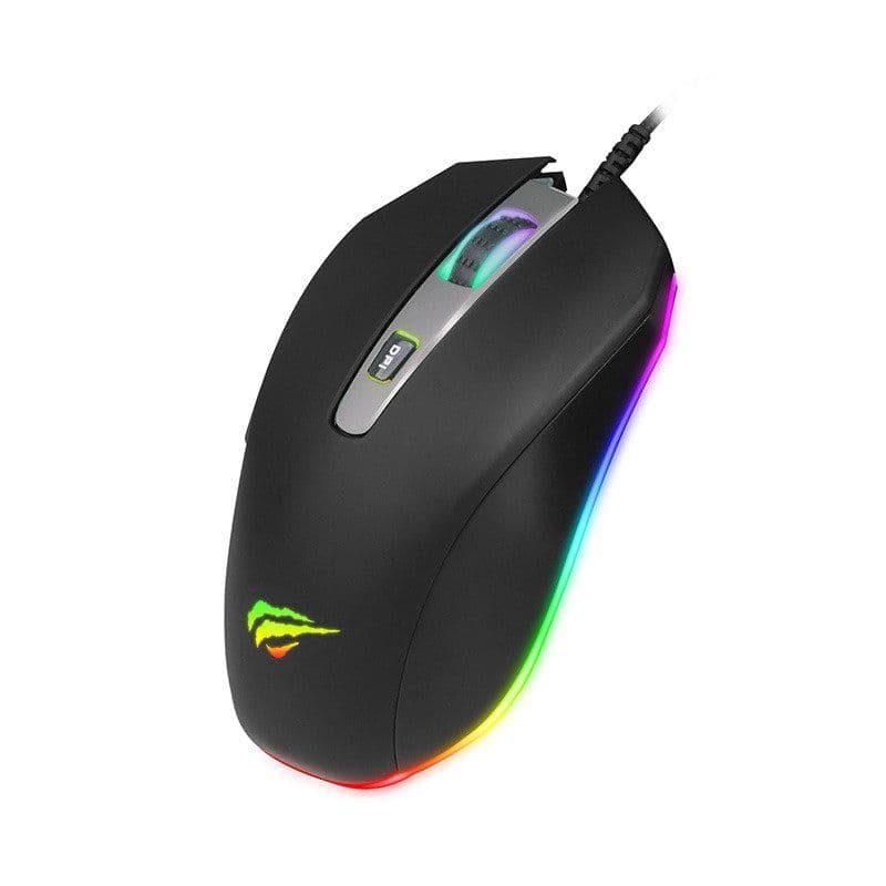 HAVIT MS837 7000DPI RGB Backlit Programmable Gaming Mouse view 4