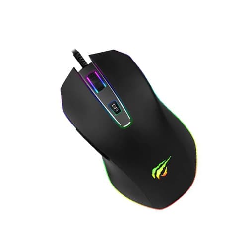 HAVIT MS837 7000DPI RGB Backlit Programmable Gaming Mouse view 6