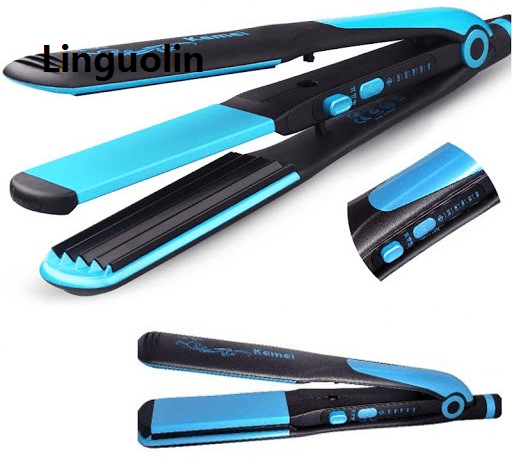 Kemei km 2209 km 2209 Hair Straightener  (Black, Blue) view 5