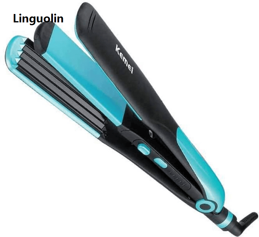 Kemei km 2209 km 2209 Hair Straightener  (Black, Blue)