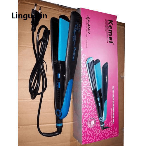 Kemei km 2209 km 2209 Hair Straightener  (Black, Blue) view 2