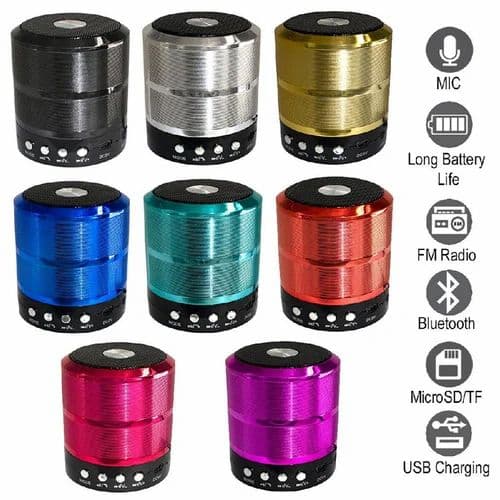 WSTER Ws-887 Mini Bluetooth Speaker view 10