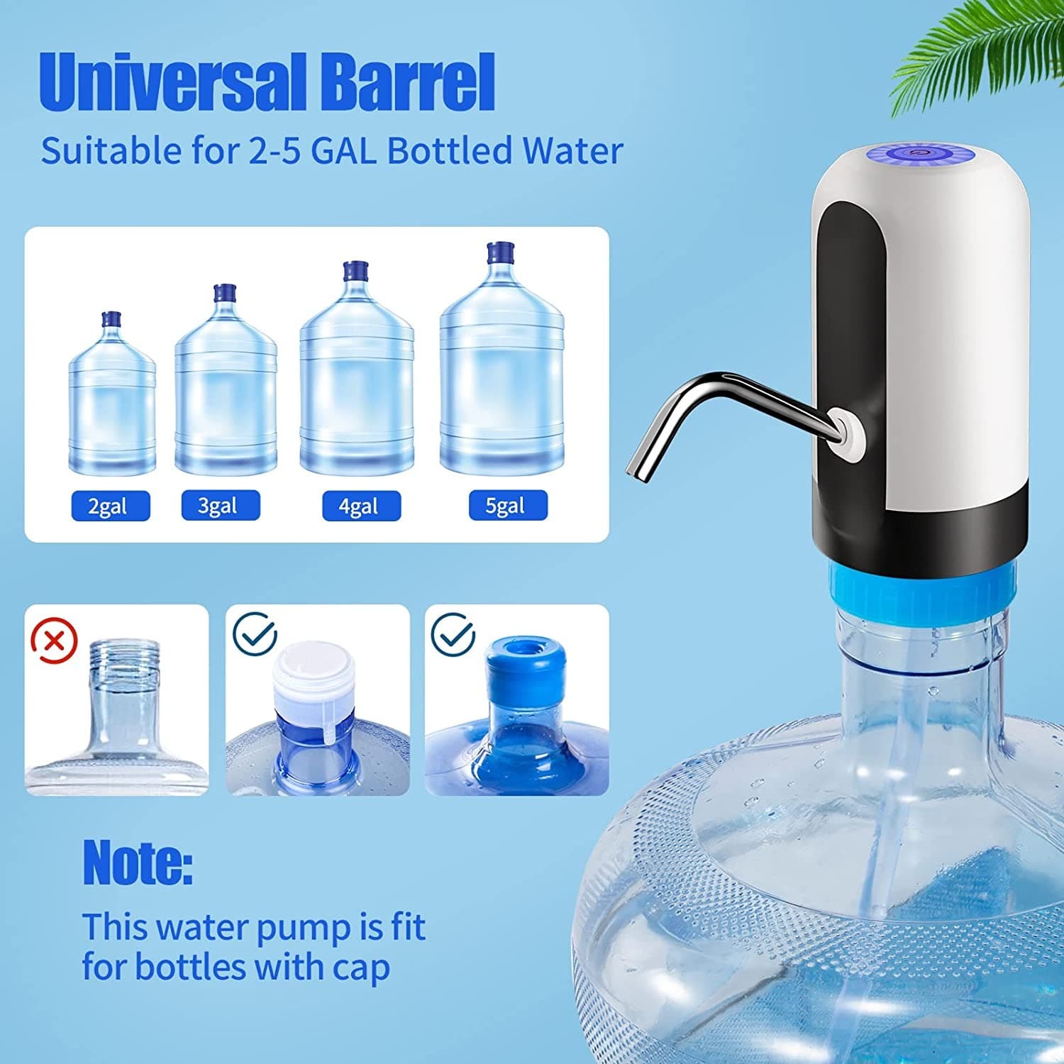 Portable Automatic USB Electric Rechargeable Water Dispenser Machine view 7