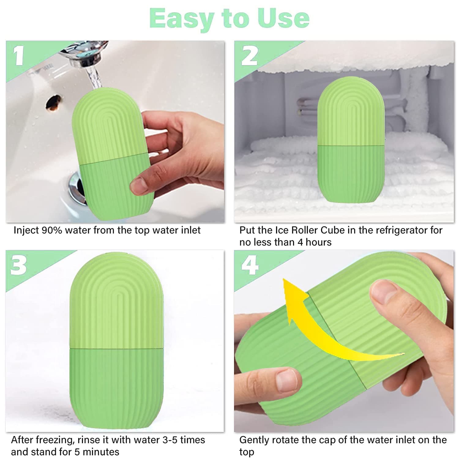 Reusable Multicolor Multipurpose Ice Roller |  Face Ice Roller view 5
