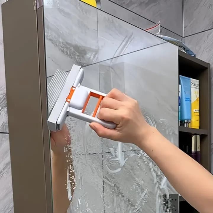 Multi Function Telescopic Mini Mop |  Detachable Handle , No‑Hand‑Wash Dust Removal , Kitchen/Bathroom/Car/Glass Cleaner view 3