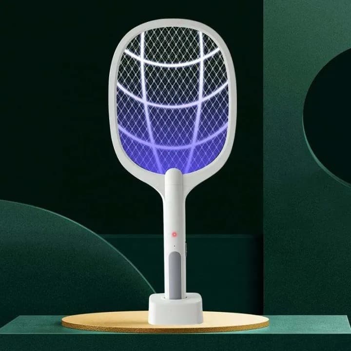 Gecko Dual-Use Electric Mosquito Racket Standing Fly Insect Swatter | Automatic Mosquito Killer Racket | Mosquito Killer Bat — image 3