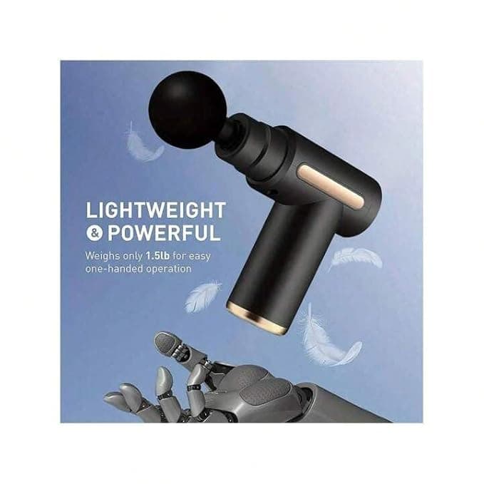 6 Gears Body Massage Gun , Electric Vibration Body Muscle Massager Fascial Gun , Body Massage Machine , Facial Body Massage Gun view 3