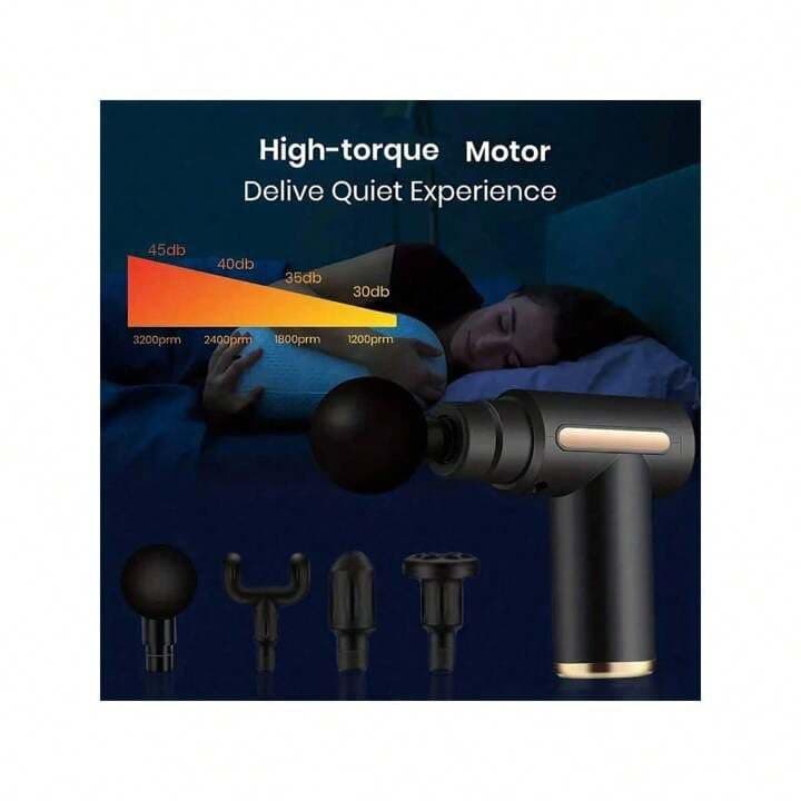6 Gears Body Massage Gun , Electric Vibration Body Muscle Massager Fascial Gun , Body Massage Machine , Facial Body Massage Gun view 5