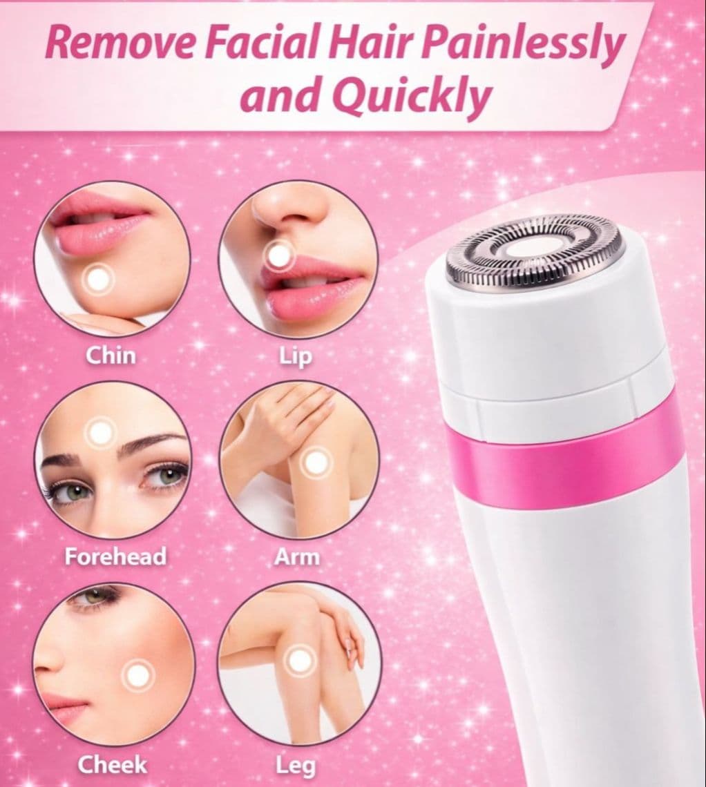 Bikini Hair Remover | Battery operated | Electric Facial Hair Remover view 3