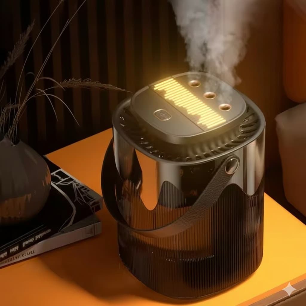 3 Liter Cool Mist Humidifier With 3 Outlets One-Touch Control & Auto Shut-Off view 1