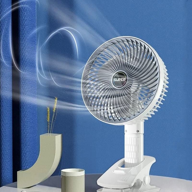 3 Speeds Quiet Portable USB Desk Clip Fan view 1